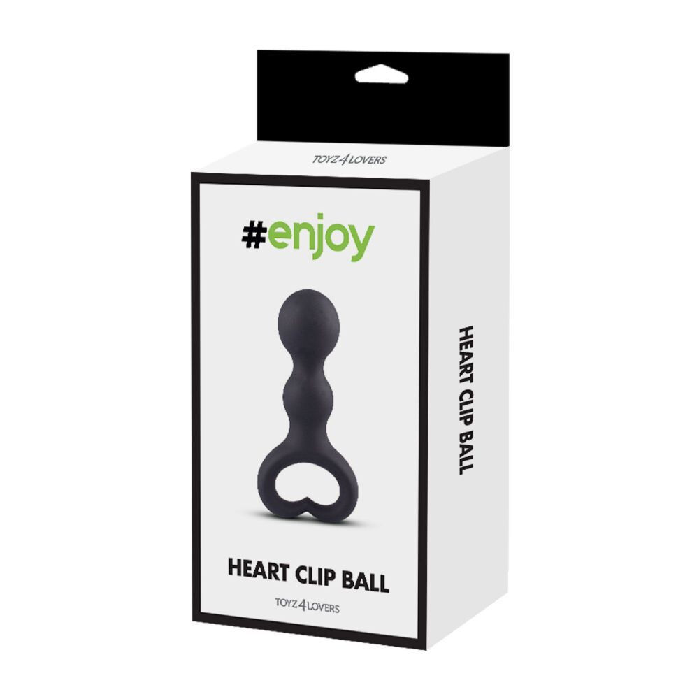Plug Anale Heart Clip Ball - immagine 6
