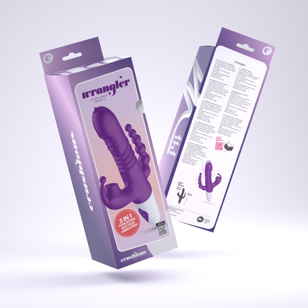 Vibratore Tripla Stimolazione tridente - immagine 11