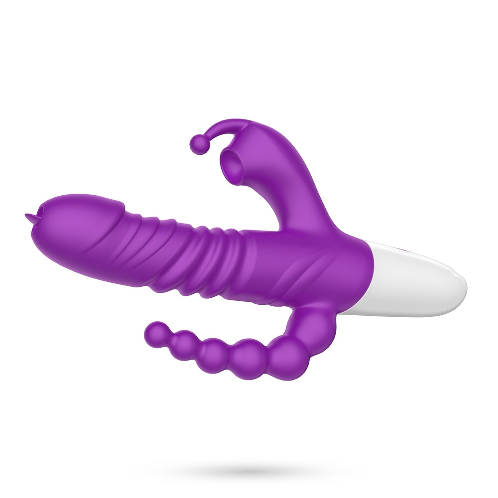 Vibratore Tripla Stimolazione tridente - immagine 6