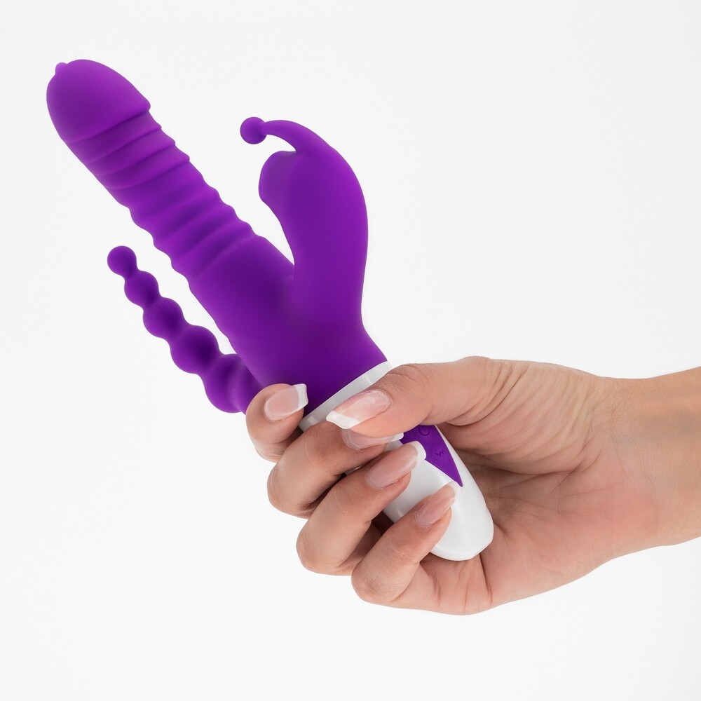 Vibratore Tripla Stimolazione tridente - immagine 9