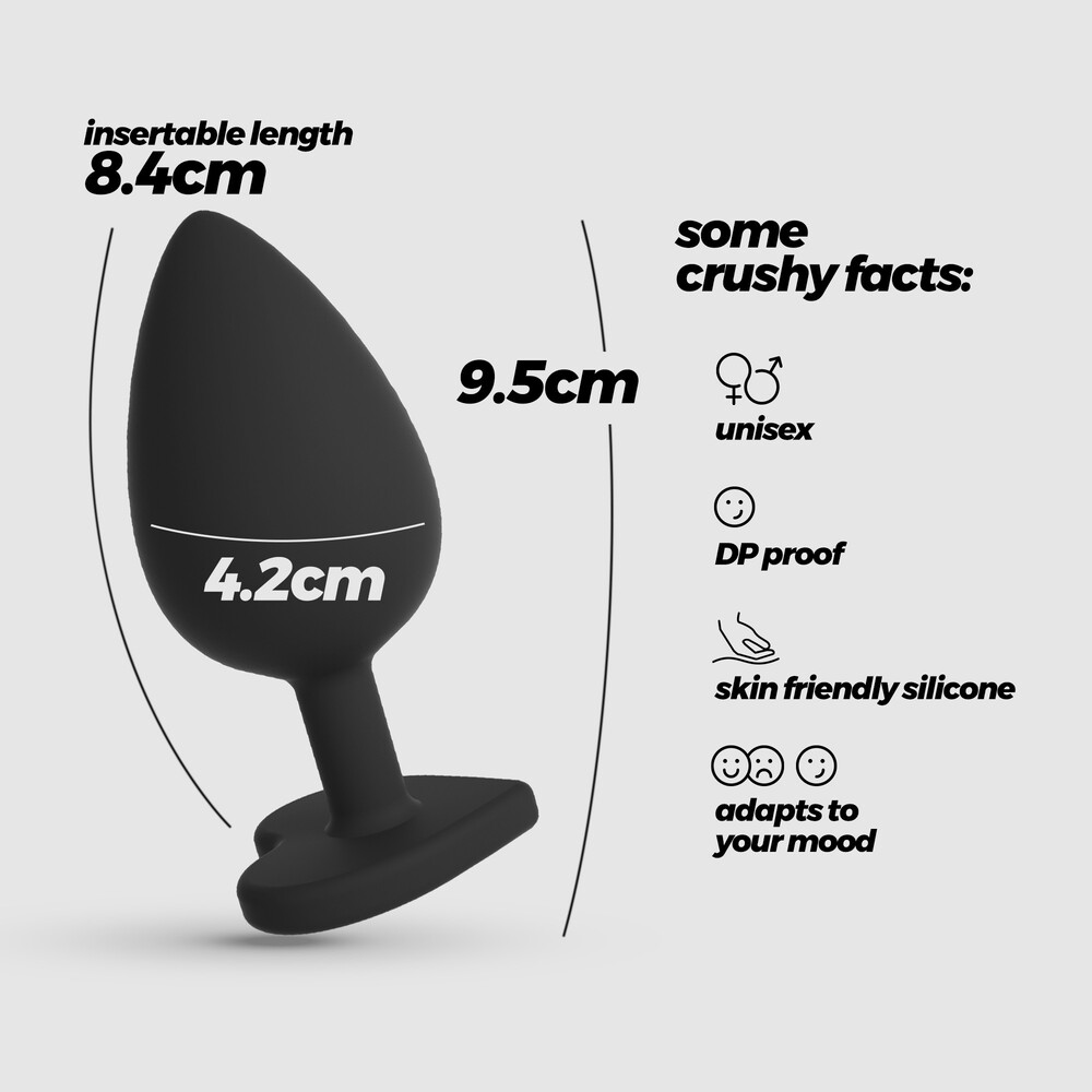 Plug Anale Heart Ø 4,2 cm - immagine 9