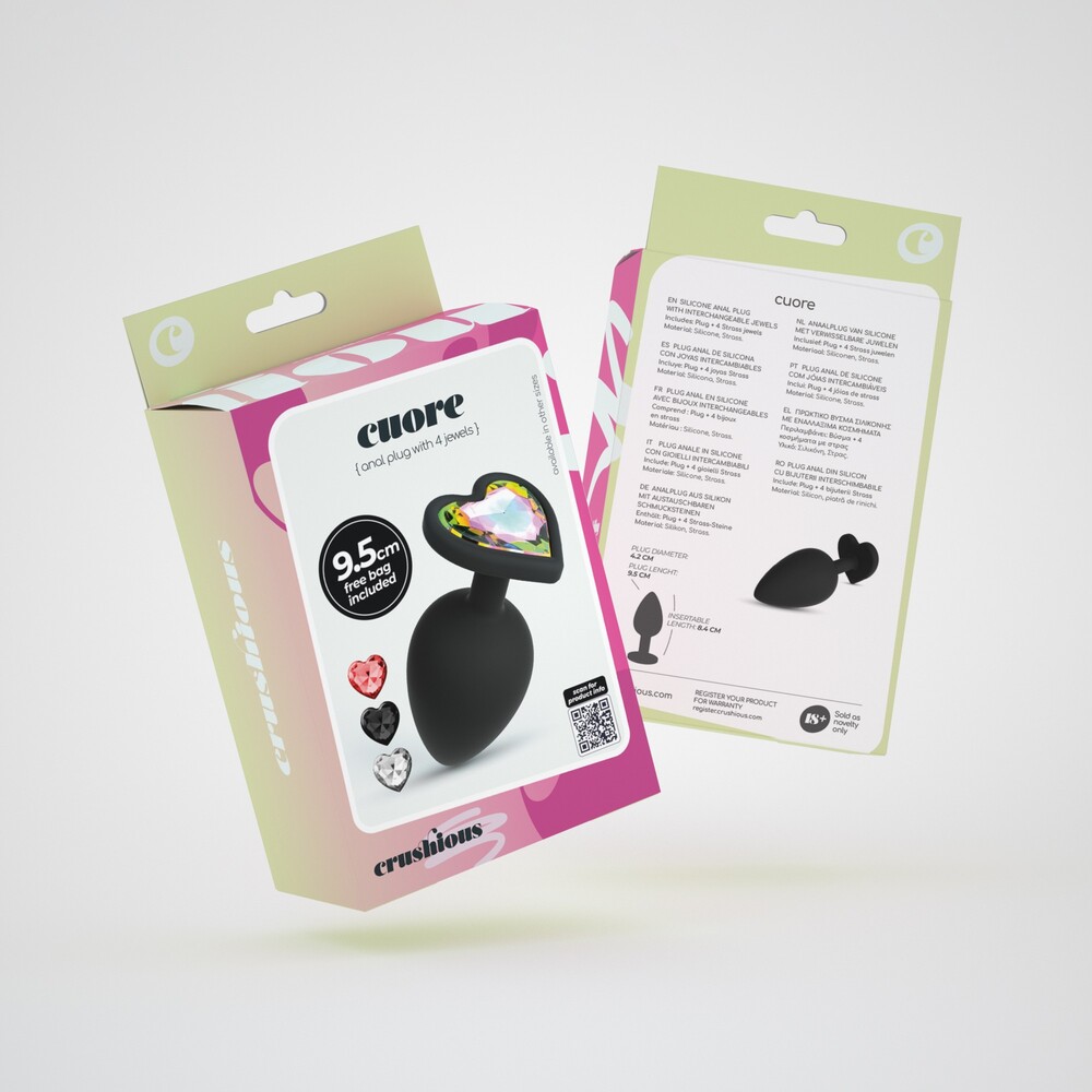 Plug Anale Heart Ø 4,2 cm - immagine 10