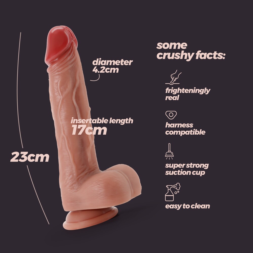 Dildo Realistico Inviktus 23 cm - immagine 7