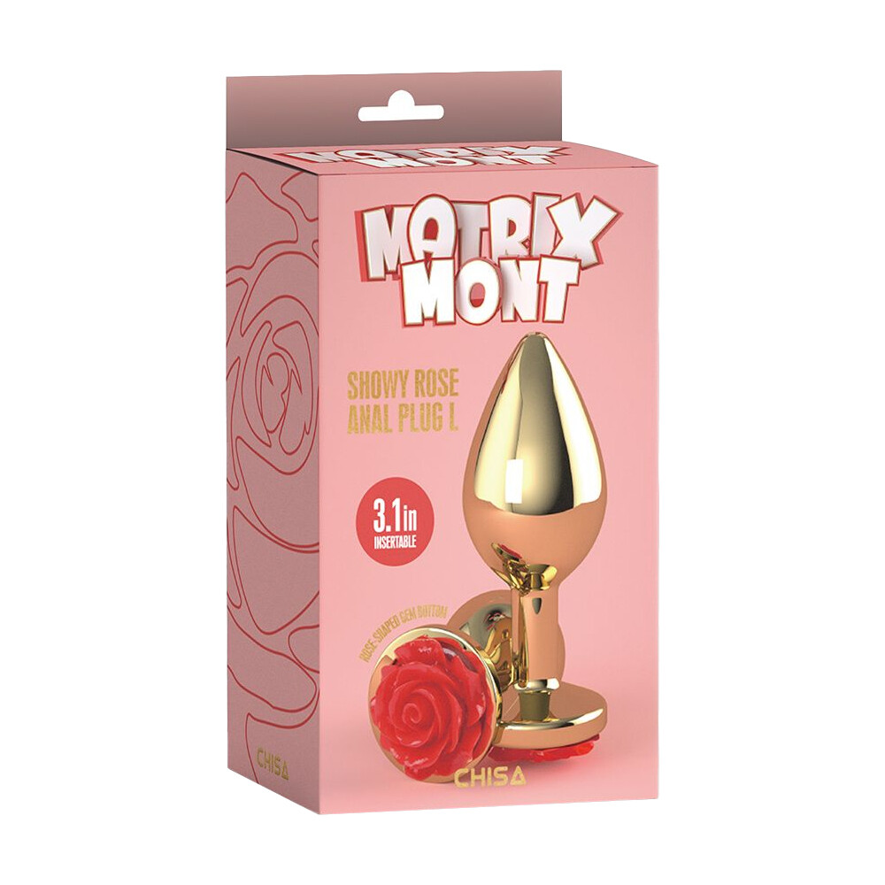 Plug Anale Showy Rose Ø 3,9 cm - immagine 5