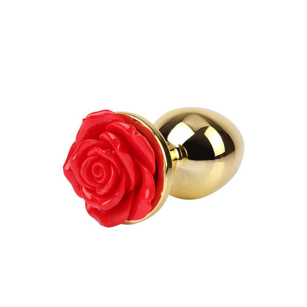 Plug Anale red Rose Ø 3,3 cm