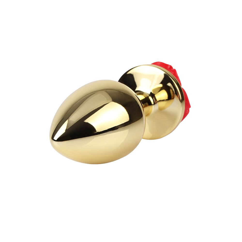 Plug Anale red Rose Ø 3,3 cm - immagine 2