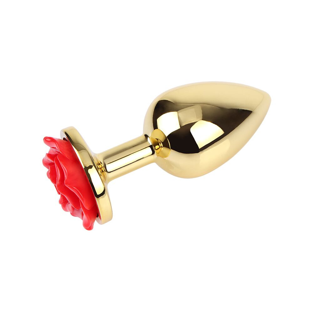 Plug Anale red Rose Ø 3,3 cm - immagine 3