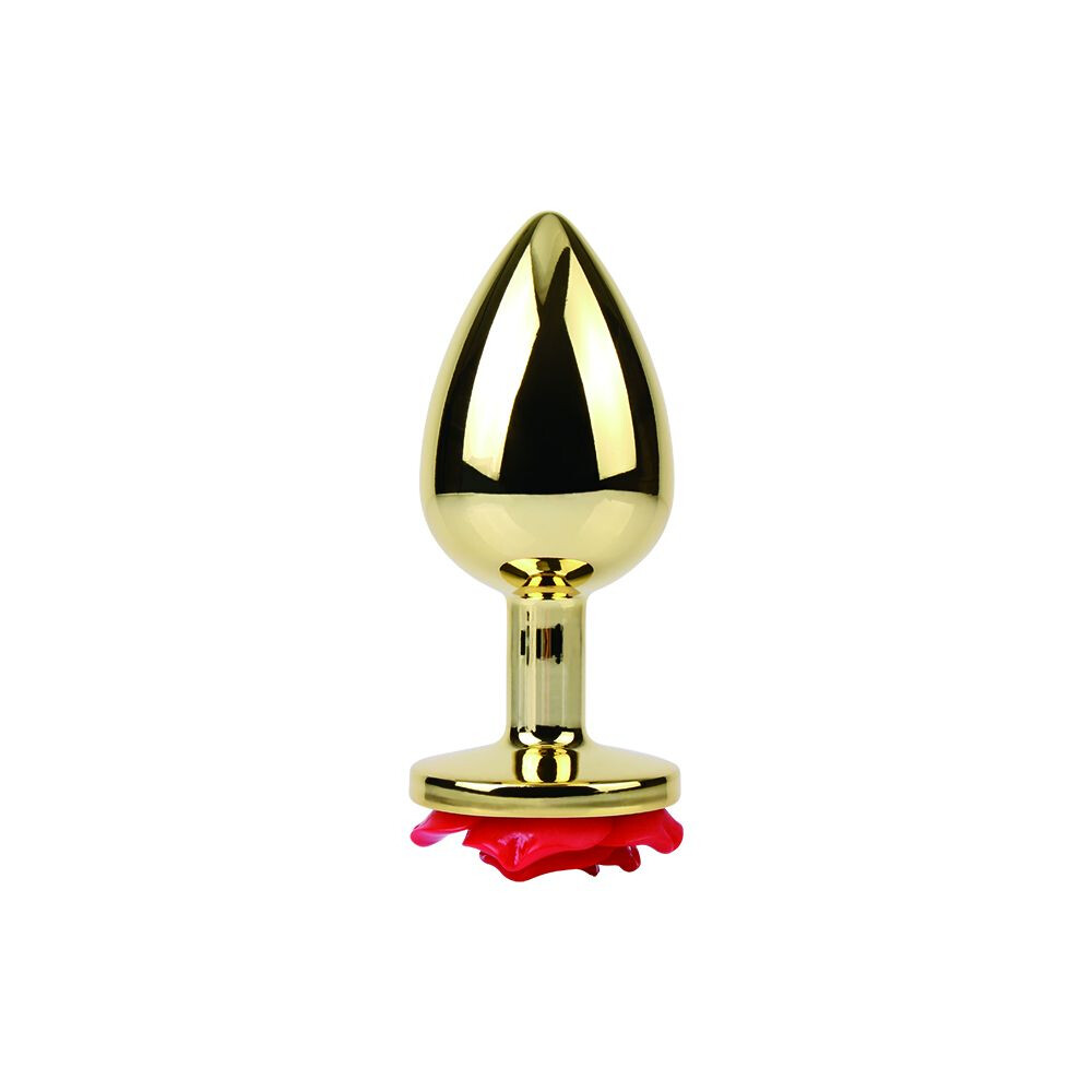 Plug Anale red Rose Ø 3,3 cm - immagine 4