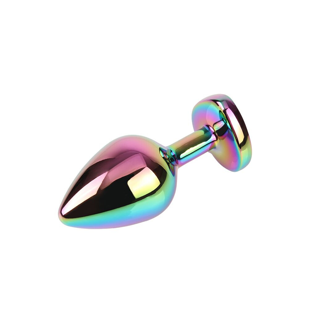 Plug Anale Rainbow Heart Gem Ø 3,3 cm - immagine 3