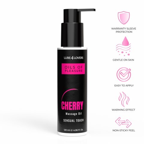 Olio da Massaggio Pleasure Ciliegia 120 ml