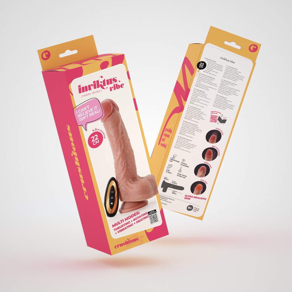 Vibratore Realistico Inviktus 22 cm - immagine 9